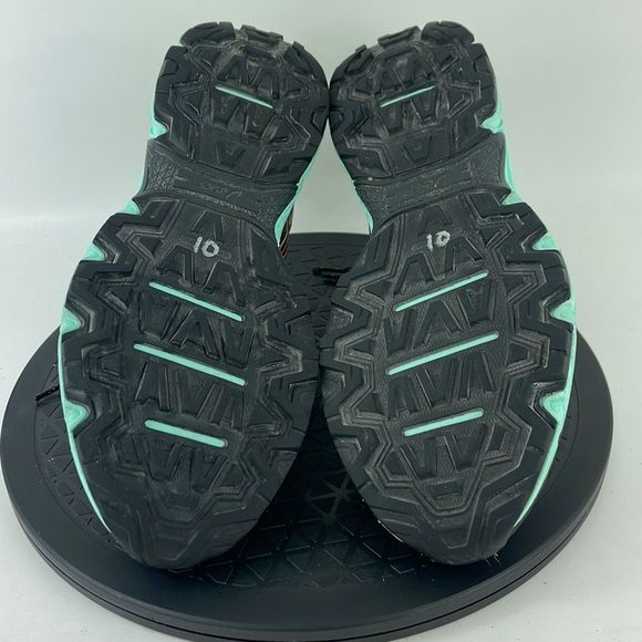 Asics Gel-Venture 7 Black/Green Running Shoes 1012A477 Women's Size 9 Wide - Picture 10 of 12